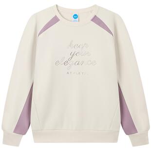 361°童装女童加厚加绒套头儿童卫衣2025冬季新款中大童上衣