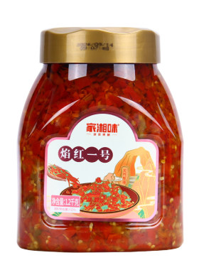 家湘味湖南剁辣椒蒸鱼头黄辣椒酱