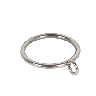 304不锈钢实心窗帘挂环罗马杆圈圆圈环挂钩活扣吊环浴室挂环静音