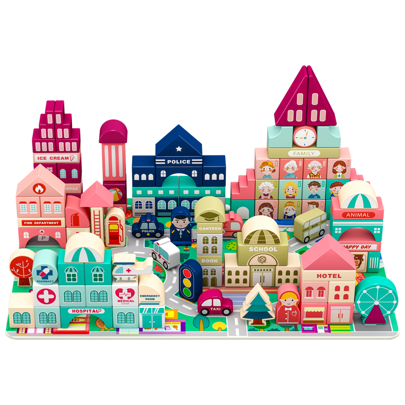 儿童网红爆款积木玩具5一7岁男孩益智3到6岁2宝宝男生4男童小女孩