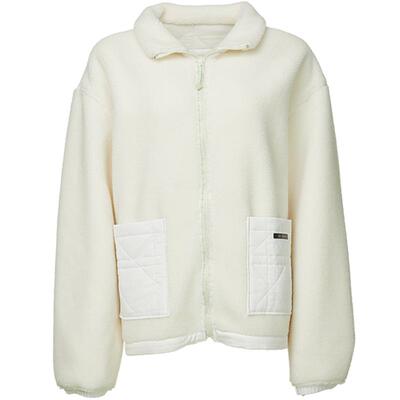 SKYHAND羊羔绒外套女25年秋冬新款时尚立领宽松保暖百搭运动外套