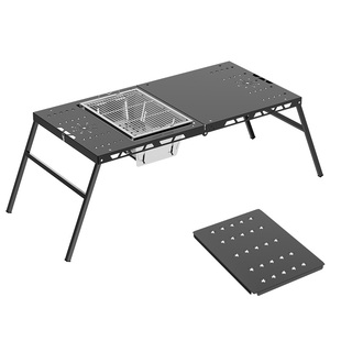 蝶烤香户外烧烤桌地摊烤肉桌夜市露营野餐便携式烧烤桌可折叠