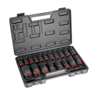 12角梅花套筒套装加长组合电动扳手套筒头大飞24 36mm风炮花套头