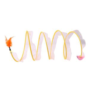 猫隧道逗猫棒猫玩具自嗨解闷小老鼠羽毛宠物猫咪消耗体力用品大全