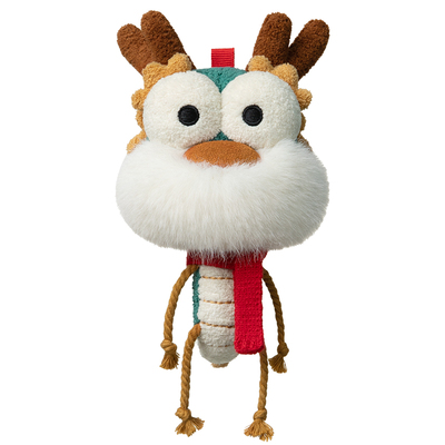 问童子龙头老大毛绒玩偶龙年玩偶