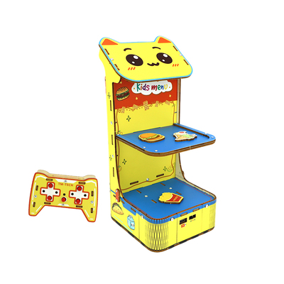 科技小制作手工diy材料送餐机器人2026新款儿童STEM科学玩具套装