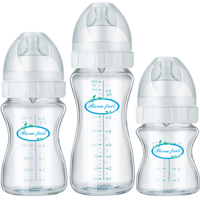 新生宝宝奶瓶邦霏仿真母乳宽口径