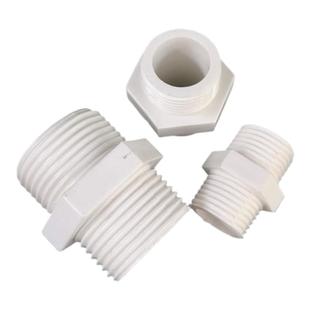 PVC管道配件双外丝 DN15/20/25/32 塑料UPVC两头外牙接头双头外丝