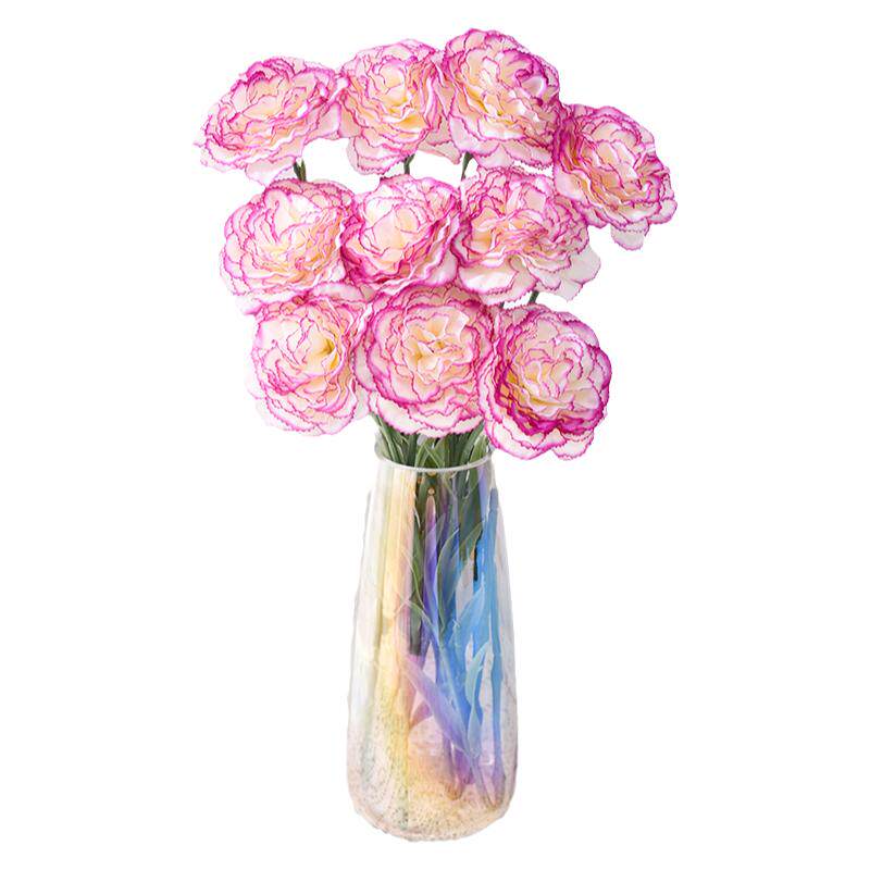 康乃馨仿真花束母亲节干花装饰花