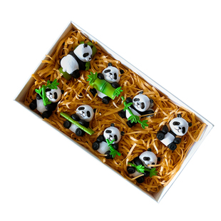 中国风特色文创伴手礼送老外客户生日礼物熊猫元素摆件出国新年会