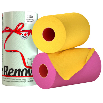 Renova厨房纸巾彩色葡萄牙进口