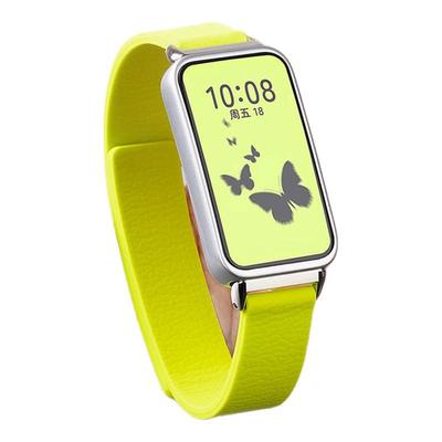 美派新款华为手环荔枝纹硅胶表带