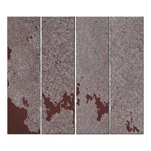 入户玄关装饰画新中式酒店客厅多联组合挂饰中堂浮雕茶室禅意壁画