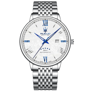 瑞士男士手表全自动机械表长城夜光防水2026年新款男款精钢大表盘