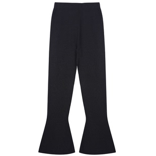 SourceWithU 穿搭博主の秘诀 软糯v领毛衣针织衫喇叭针织裤套装