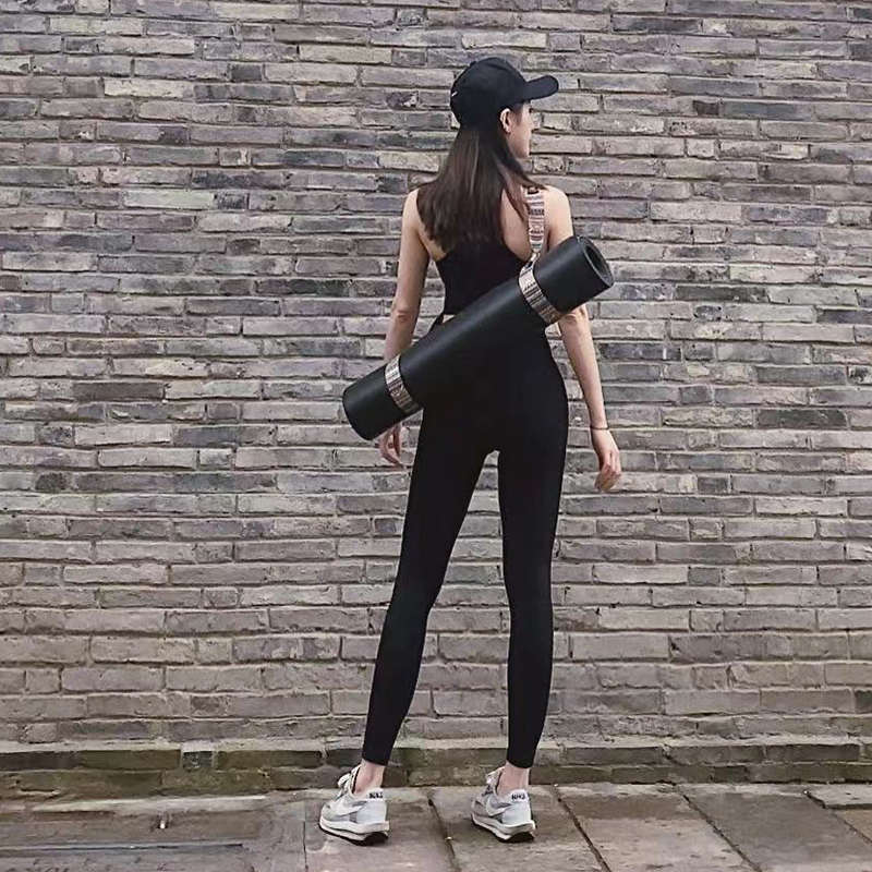 Grom瑜伽垫绑带二合一加长伸展收纳绳便携式通用印花瑜珈垫背带袋