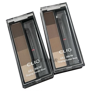 韩国Clio珂莱欧Shaping Powder防晕染持久四色眉粉持久自然不脱色