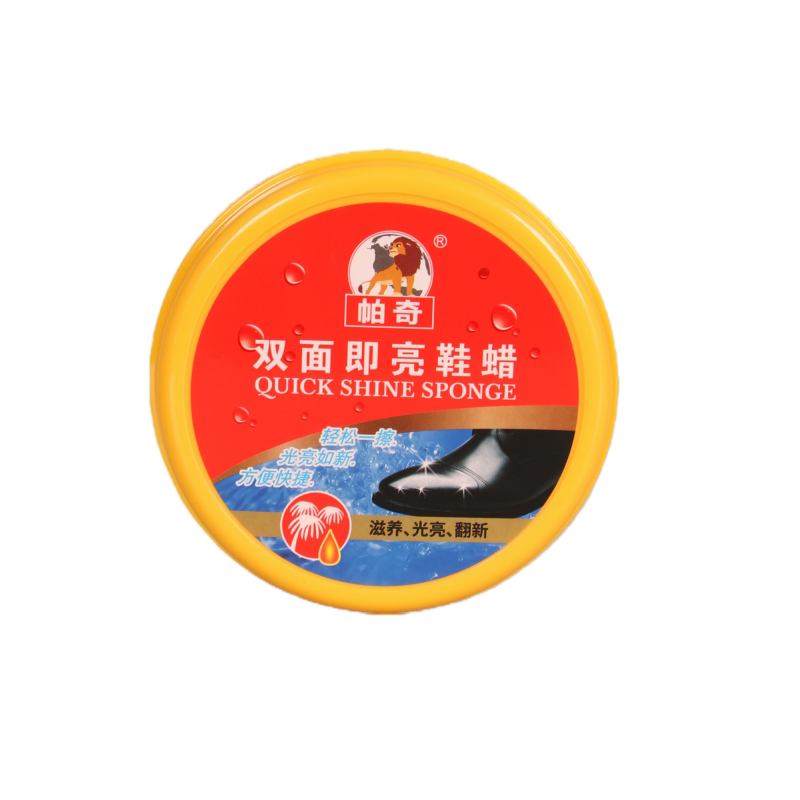 帕奇双面鞋蜡海绵鞋擦光亮无色