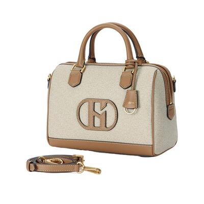 【商场同款】Hazzys哈吉斯拎挎包女2026新款休闲女包时尚波士顿包