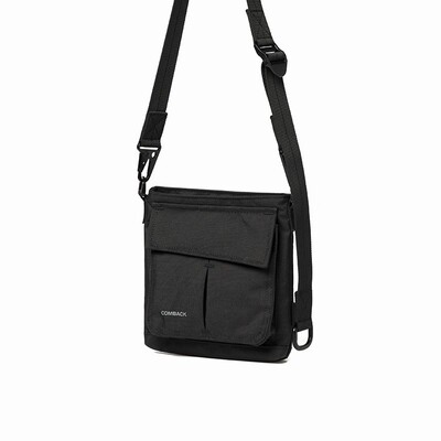 comback工装纯色洋气风斜挎包