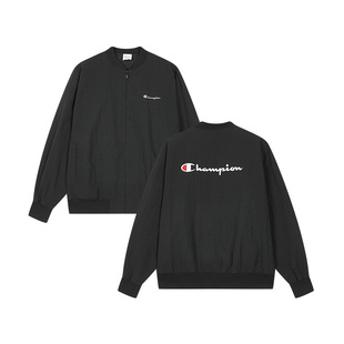 Champion冠军梭织外套女2026春季新款休闲运动风夹克拉链开衫潮牌