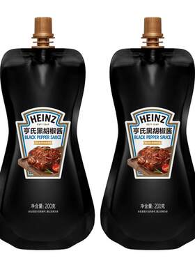 亨氏黑胡椒酱烧烤酱调味酱