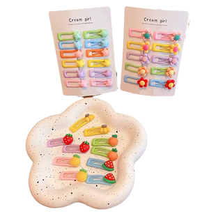 婴儿发夹不伤发刘海夹宝宝头饰儿童前额BB夹卡碎发小夹子发卡发饰