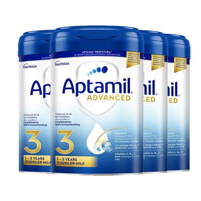 保税仓英国爱他美白金版3段奶粉4