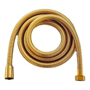 金色花洒软管浴霸热水器连水管花酒喷头管子土豪金淋浴头通用配件