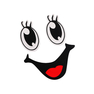 网红一次性西瓜笑脸贴标签圆头方头不锈钢铁锹勺子水果切叉挖球器