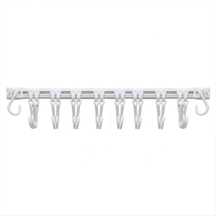 厨房收纳滑动轨道挂钩柜门收纳挂钩神器免打孔橱柜门后收纳置物架