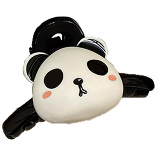 熊猫抱~可爱公主头小抓夹2025新款高端发夹头饰少女侧边刘海夹子