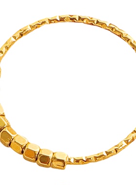 【杭州灵隐官方】钛钢方块戒指