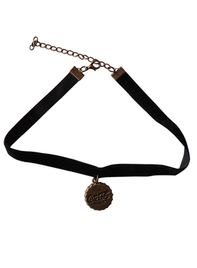 日系复古瓶盖项圈choker锁骨链