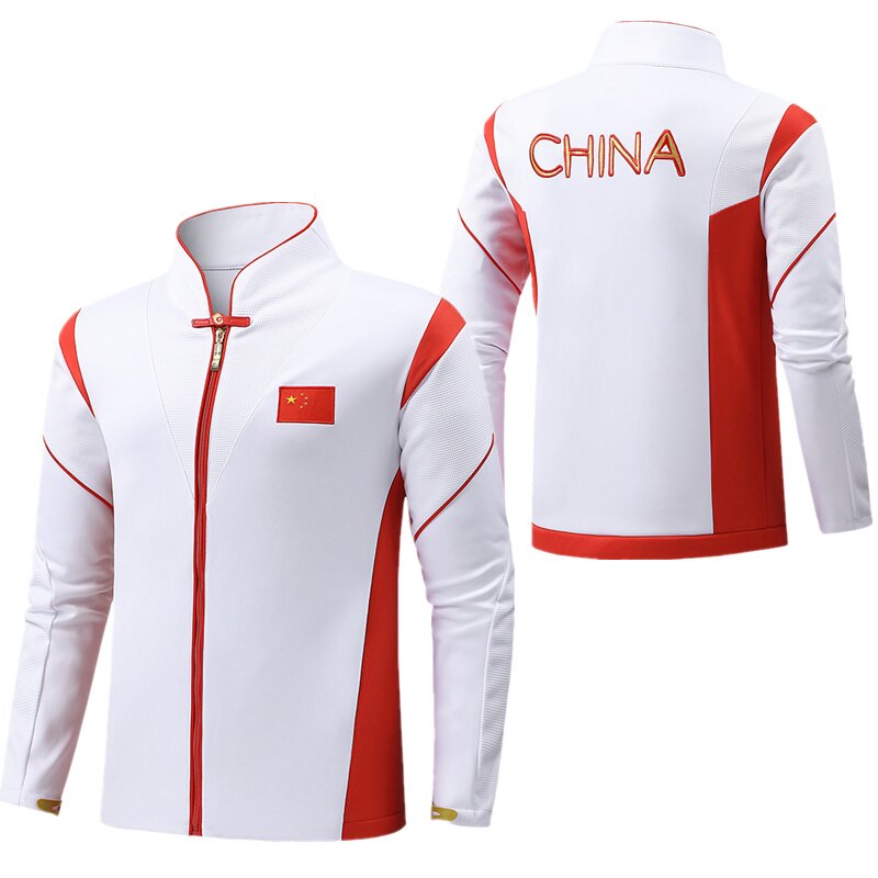 中国队运动套装校运会比赛领奖服