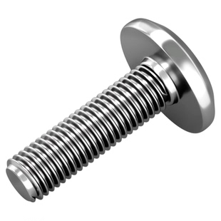 304/201不锈钢倒边内六角大平头螺丝家具圆头斜边螺栓34M5M6M8M12