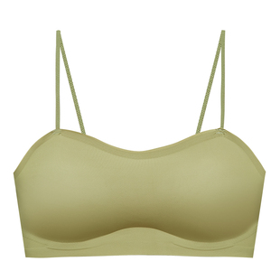 抹胸内衣女小胸聚拢加厚显大防走光内搭打底网红爆款美背文胸吊带