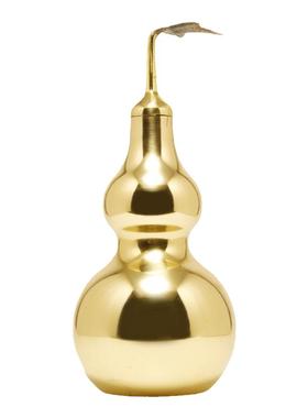 古玄空铜葫芦摆件客厅工艺乔迁