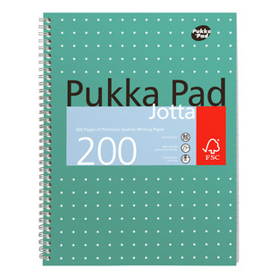 pukka Pad简约a4/a5笔记本本子大小学生专用线条作业本错题本美式线圈本手账本工作会议记录本