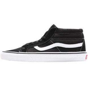 Vans SK8 Mid 黑白经典中帮男女鞋情侣休闲帆布鞋板鞋VN0A391F6BT