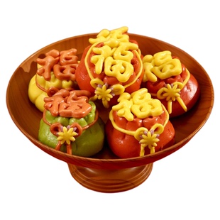 福袋豆沙包花馍馍中式福袋花馍头乔迁馒头早餐半成品果蔬钱袋造型