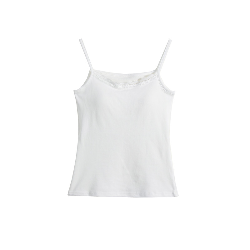 棉吊带背心女内搭夏季薄款带胸垫遮副乳修身显瘦外穿打底无袖上衣