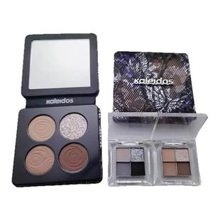 Kaleidos万花镜4色眼影盘小样冷萃棕黑茉莉哑光试色风暴鸟 鸢尾蓝