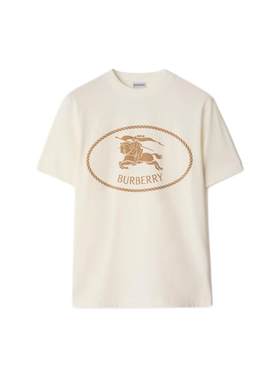骑士印章棉质T恤衫BURBERRY