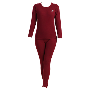 俞兆林保暖内衣女中老年人妈妈加厚加绒发热蚕丝秋衣秋裤男套装冬