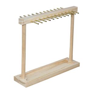 项链展示架胡桃木挂架吊坠饰品架佛珠文玩手链手串项链摆摊首饰架