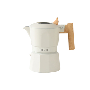 KGKE摩卡壶双阀煮咖啡壶家用小型萃取陶瓷复古户外器具官方旗舰店