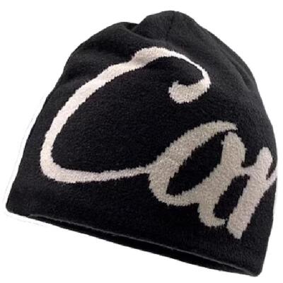 美式小头围双层毛线登山冷帽女