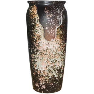 缺口造型瘦高多肉花盆粗陶切口陶瓷多肉植物破口陶罐法师悬崖老桩