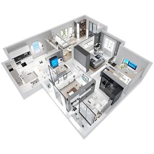 KNX智能家居系统灯光窗帘空调地暖智能开关控制全屋智能方案设计